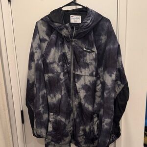 Champion Monochrome Tie-Dye Hoodie
